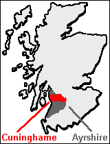 Map of Cuninghame