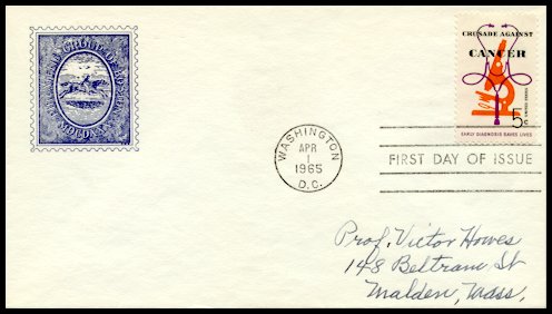 Philatelic Group of Boston Cachet Page