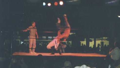 Bad Boy suplexes Disco