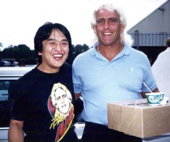 Masanori and Ric Flair