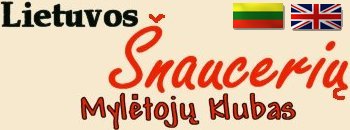 Lietuvos šnaucerių mylėtojų klubas. For English version type: www.geocities. com/snauceriai/ Eindex.html