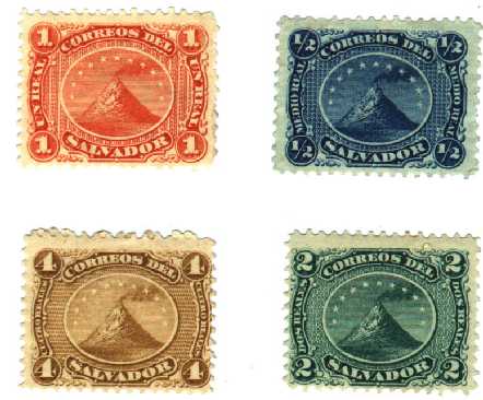 First Salvadorian stamps