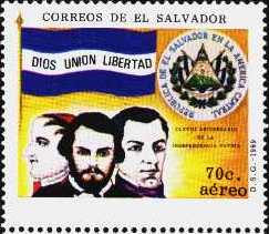 Bandera y Escudo de El Salvador