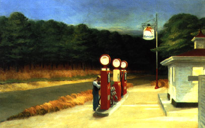 'GAS',by E.Hopper.