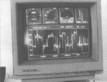 [Foto bn: monitor dati meteo]