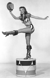 Vera-Ellen getting her kicks