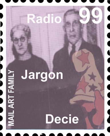 The mail art family, as an artistamp