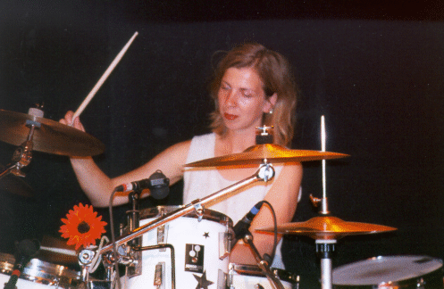 Und nochmal Uta! Hier holt sie gerade kr&auml;ftig aus.