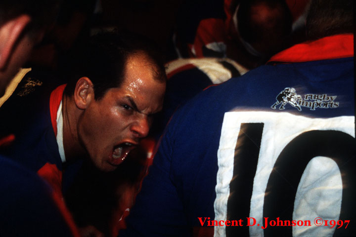 Pregame lockerroom warm-up