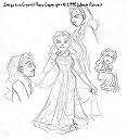 Sketches of a young girl