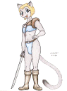 Gwendel Dressed as Amazon