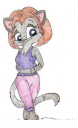 Gwendel in Workout Clothes