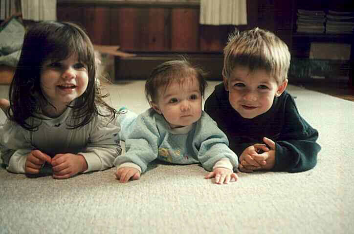 Hey , heres our three new cars, I mean children!