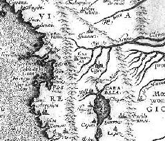 Peru After the Conquest Map 1574