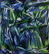 Rayonism, Blue-Green Forest