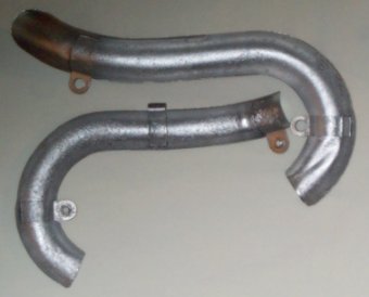 Lower Exhaust Heat Sheilds - Rear View