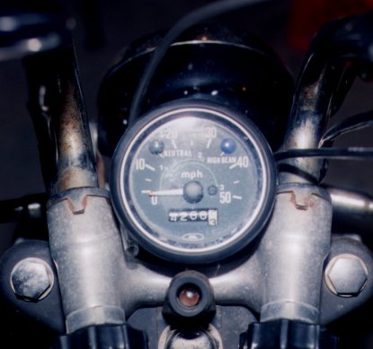 1976 Honda CT-70 Odometer