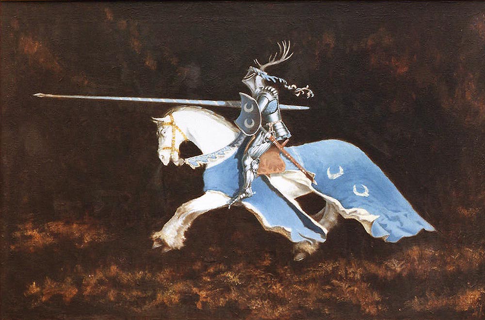 Blue knight