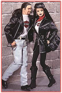 The Third Sexy Harley Barbie, hanging out here with Ken