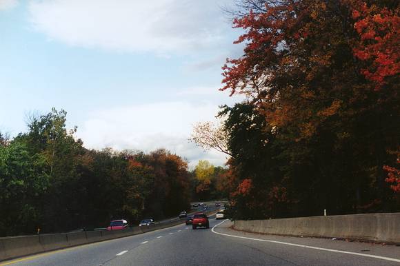 Northbound past Exit 14
