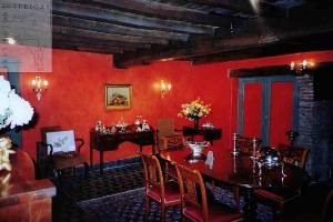 translucent red walls