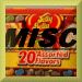 an assortment of snack brands