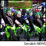 Radical Rockettes WEF Enron Protest - Click To Daily News Article