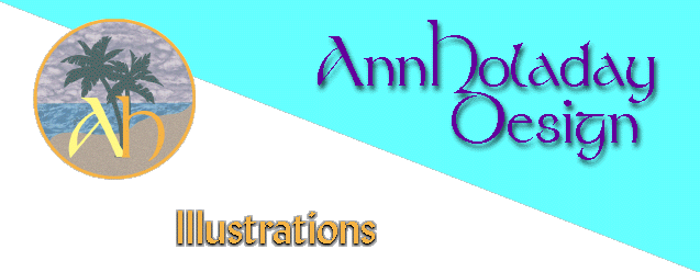 AnnHoladay Design Logo and Illustration Headline