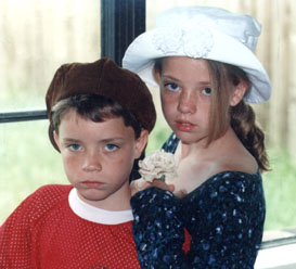 Informal Portrait of Brother and Sister