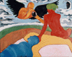 The Enunciation, oil on canvas. 24*30