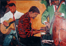 Further Explorations (trio), oil on canvas. 28*40