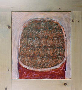 SHAPE  20 x 18 in. egg tempera / canvas, 1997