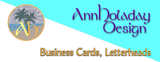 AnnHoladay Design Logo - Business Card ~ Letterhead Headline