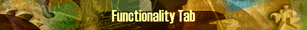Functionality Tab