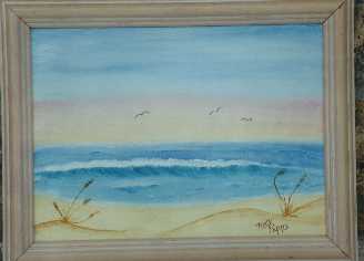Seaside 1999 -5x7 oil on canvas