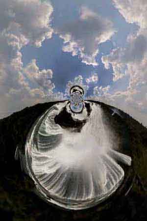 digital art Niagra Falls