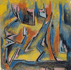 astrazione fatale - pastello 24x30