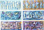 composizione - 6 pastelli 10x20