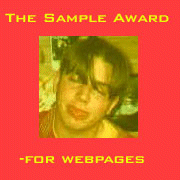 The Sample Award-For Webpages