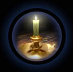 Melting candle