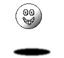 Very emotional bouncing ball.