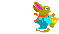 Easter Bunny Hopping Along The Bunny Trail