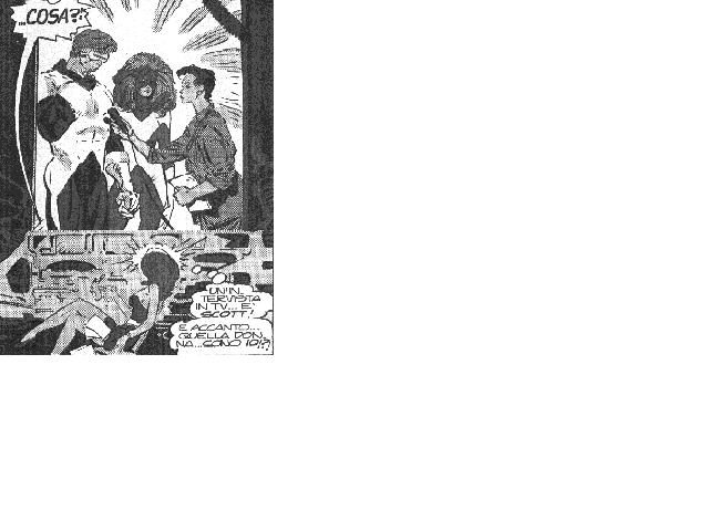 Madelyne vede Scott e Jean nel suo monitor in Australia