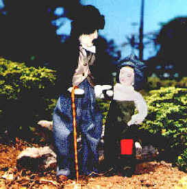 Chaplin e o Garoto no parque