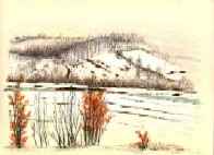 River in winter