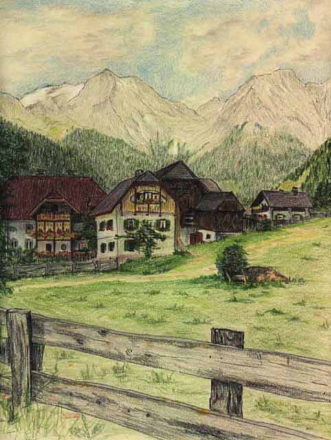 Il piccolo villaggio di Aue