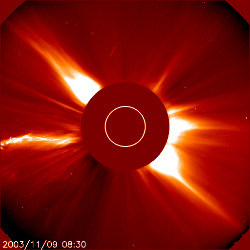 LASCO C2 image of CME