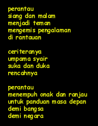 #Perantau Poem