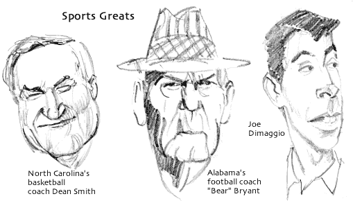 Sports greats