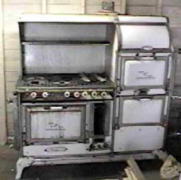 Old, dirty stove